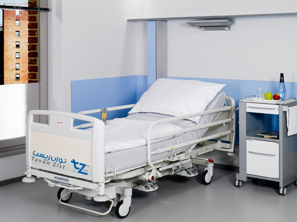 10 عدد تخت بستری بیمارستان
